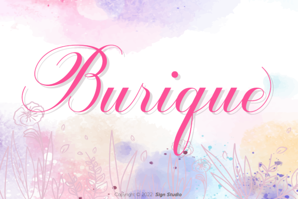 Burique Font Review: A Script Typeface for Editorial Charm