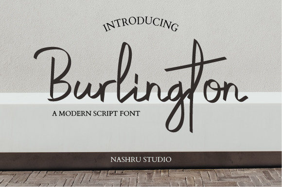Burlington: A Script Font That Earns Its Place in Campaign Design