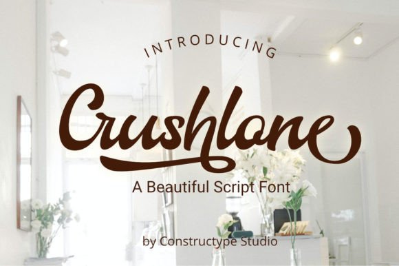 Crushlone: A Handwritten Typeface for Editorial Storytelling