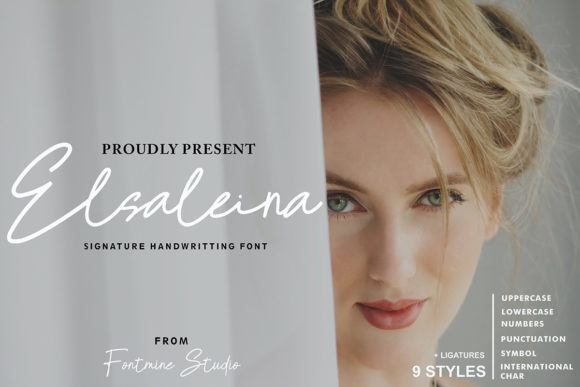 Elsaleina: A Handwritten Script Font That Elevates Small Business Branding