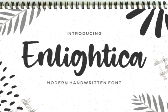 Enlightica: A Script Font That Brings Elegance to Real Branding Projects