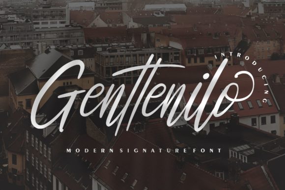 Genttenilo: A Delicate Script Font for Elegant Branding