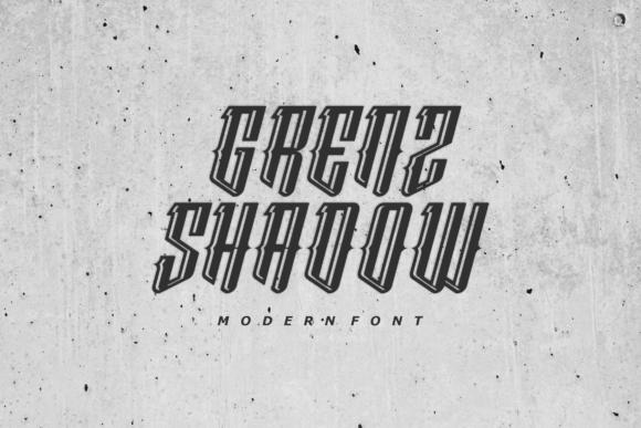 Grenzshadow: A Blackletter Font for Editorial Design