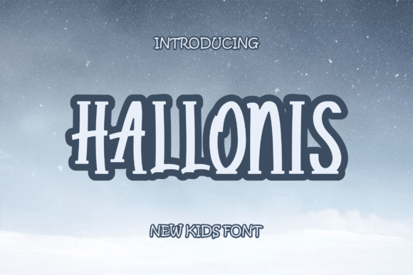 Hallonis: A Playful Serif Font for Editorial Design and Publishing