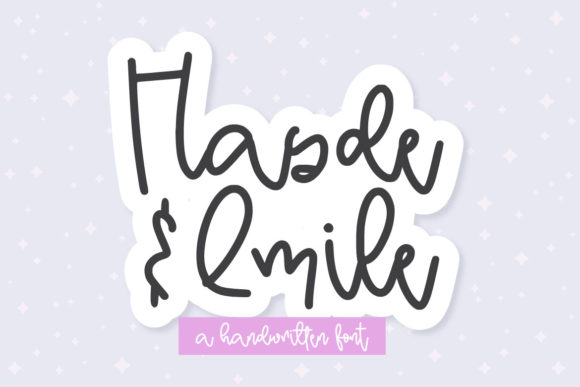 Hayde Emile: A Quirky Handwritten Font for Handmade Products