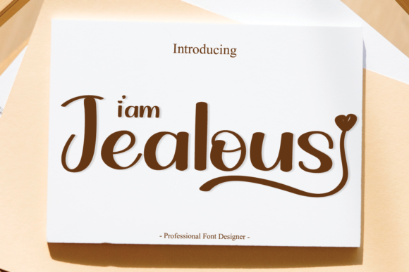 I Am Jealous Font Review: A Graceful Script for Brand Designers