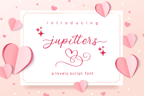 Jupitters: A Handwritten Font for Editorial Design and Brand Identity
