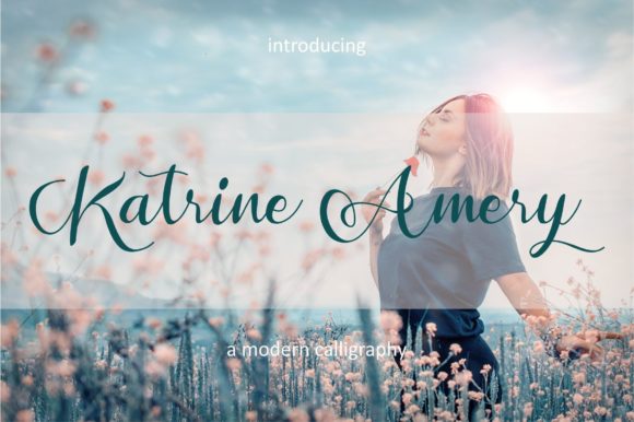 Katrine Amery: A Modern Script Font Built for Campaign Design
