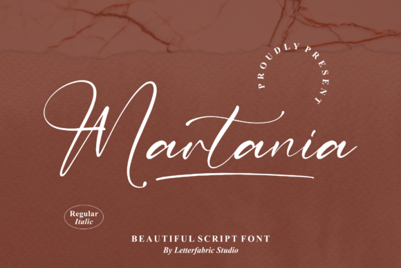 Martania Font: A Delicate Script Typeface for Modern Brand Content