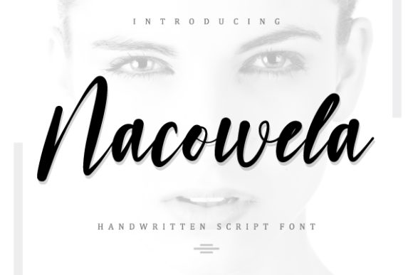 Nacowela: Elegant Handwritten Font for Editorial Projects