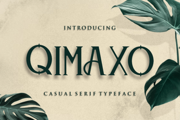 Qimaxo Serif Font: Elegant Typeface for Handmade Products