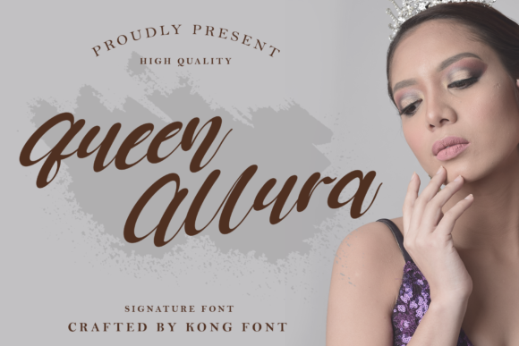 Queen Allura Font: A Handwritten Typeface for Digital Brand Experiences