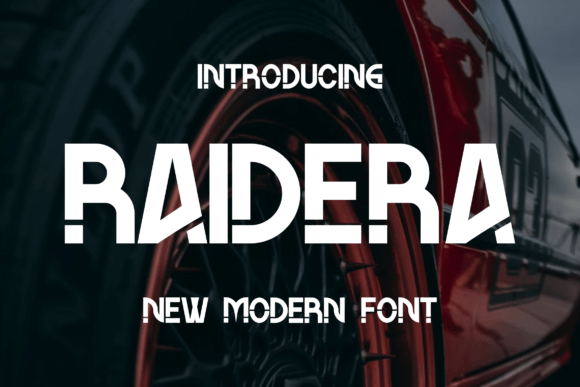 Raidera: A Sans Serif with Genuine Personality