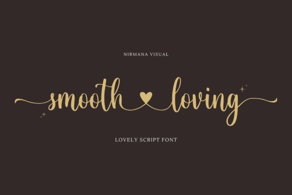 Smooth Loving: A Calligraphy Font for Editorial Impact