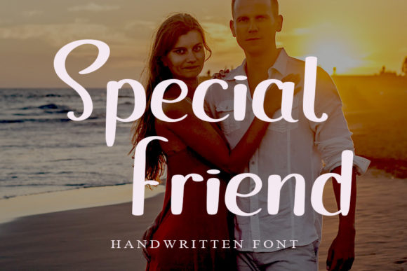 Special Friend Font: Handwritten Charm for Editorial Design