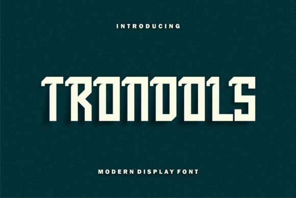 Trondols: A Bold Slab Serif Font for Thoughtful Branding