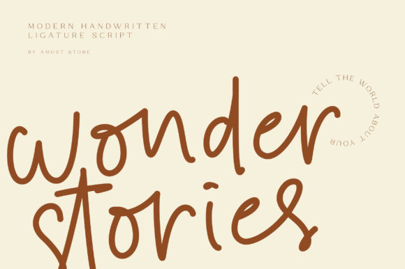 Wonder Stories: A Handwritten Font Built for Digital Branding