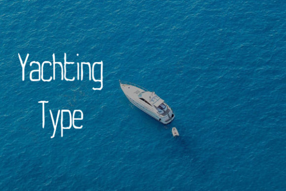 Yachting Type: A Handwritten Font with Clean Appeal for Branding Projects